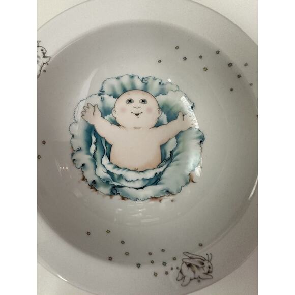 Vintage 80s Royal Worcester  Cabbage Patch Kids Porcelain Dish Set - Picture 7 of 12